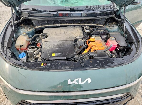 KNDCR3LE3P5035771 2023 KIA NIRO Gray ძრავის განყოფილების ხედი