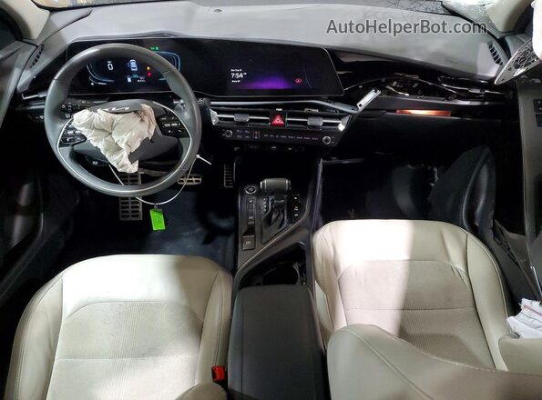 KNDCR3LE6P5036087 2023 KIA NIRO Blue წინა პანელის ხედი