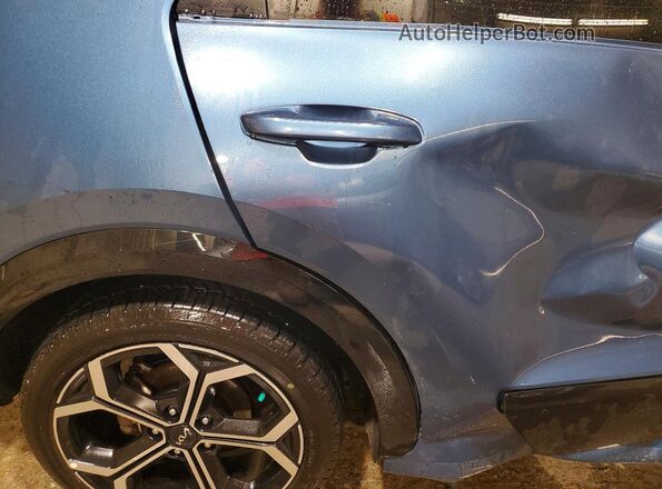 KNDCR3LE6P5036087 2023 KIA NIRO Blue უკანა სალონის ხედი