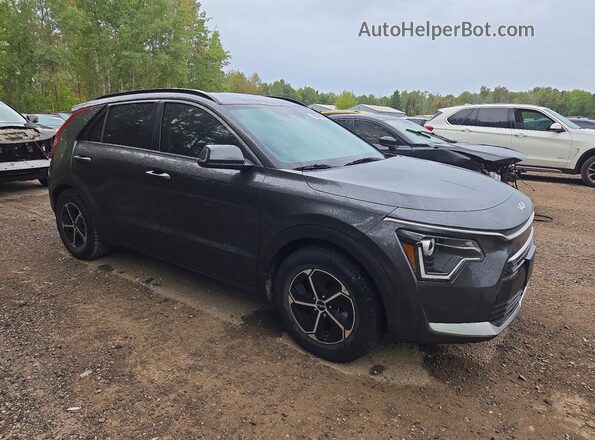KNDCR3LE6P5093339 2023 KIA NIRO Серый Передняя правая четверть