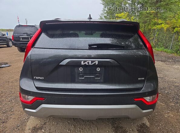 KNDCR3LE6P5093339 2023 KIA NIRO Серый Вид сзади
