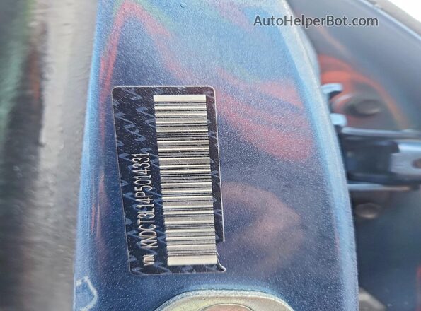 KNDCT3L14P5014331 2023 KIA NIRO Синий Вид наклейки с VIN-кодом