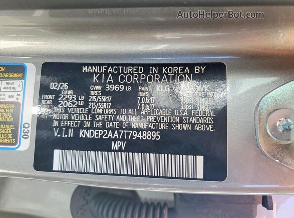 KNDEP2AA7T7948895 2026 KIA SELTOS Silver Widok komory silnika