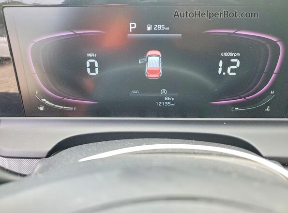 KNDEPCAA4R7607758 2024 KIA SELTOS Gray Widok zestawu wskaźników