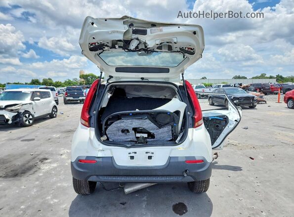 KNDJ23AU4M7790076 2021 KIA SOUL White უკანა ხედი