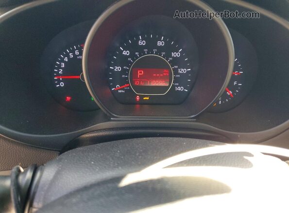 KNDJN2A2XG7269593 2016 KIA SOUL Gray Widok zestawu wskaźników