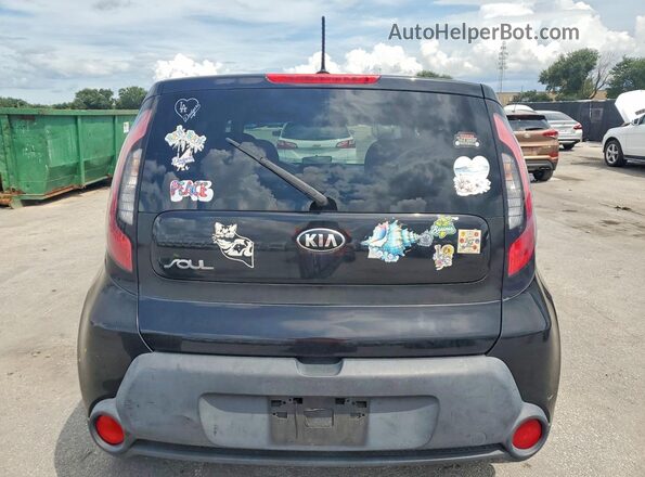 KNDJN2A2XG7272560 2016 KIA SOUL Black Rear view