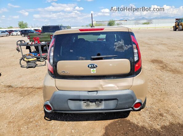KNDJN2A2XG7291478 2016 KIA SOUL Brown Հետևի տեսք