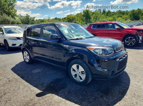 KNDJN2A2XG7364302 2016 KIA SOUL Black Передня права чверть