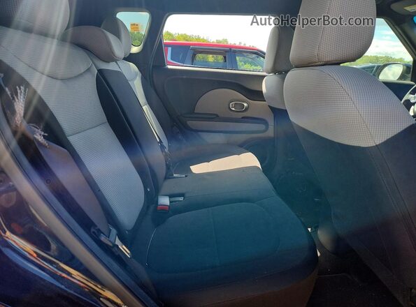 KNDJN2A2XG7364302 2016 KIA SOUL Black Вид задніх сидінь