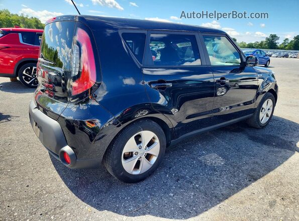 KNDJN2A2XG7364302 2016 KIA SOUL Black Задня права чверть