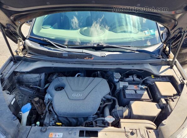 KNDJN2A2XG7364302 2016 KIA SOUL Black Вид задньої частини салону