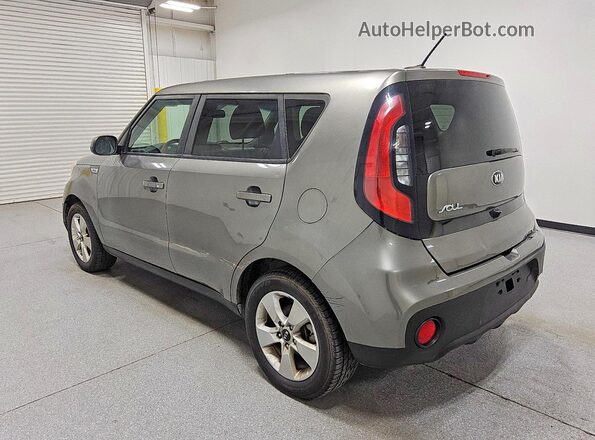 KNDJN2A2XK7021238 2019 KIA SOUL Gray Հետևի ձախ