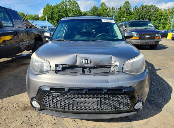 KNDJP3A50G7323591 2016 KIA SOUL Серый Вид спереди