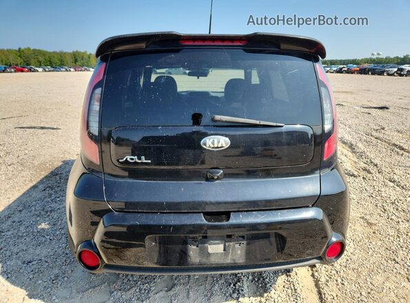 KNDJP3A54G7309130 2016 KIA SOUL Black Вид ззаду
