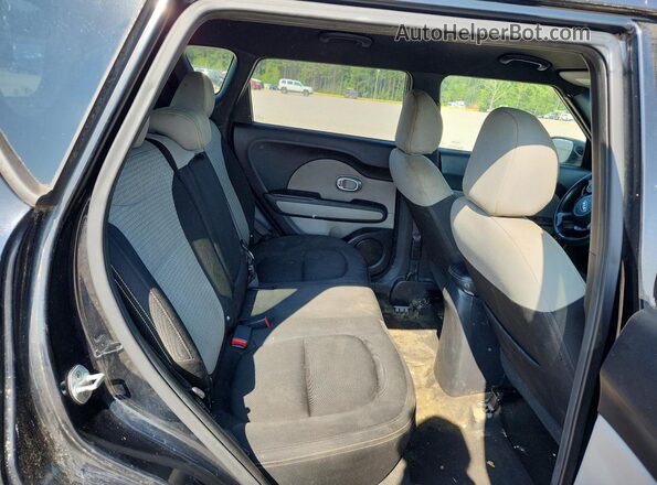 KNDJP3A54G7309130 2016 KIA SOUL Black Вид задніх сидінь