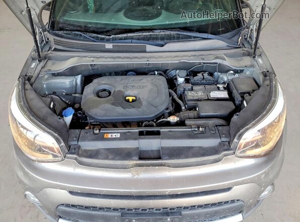 KNDJP3A56K7655964 2019 KIA SOUL Серый Вид задней части салона