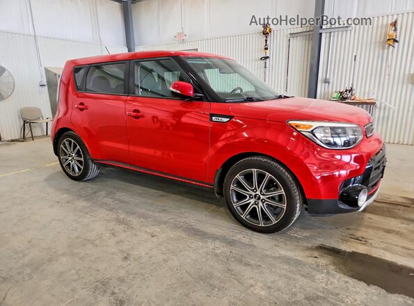 KNDJX3AA0J7528140 2018 KIA SOUL Красный Передняя правая четверть