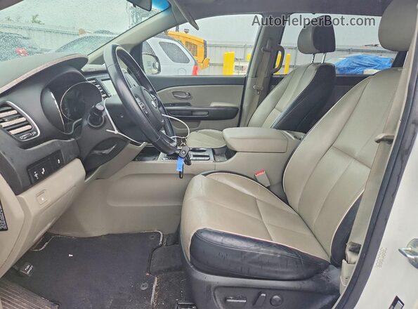 KNDMB5C11L6639695 2020 KIA SEDONA White Սալոնի դիմացի տեսք