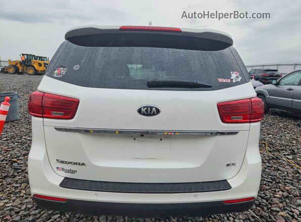 KNDMB5C11L6639695 2020 KIA SEDONA White Հետևի տեսք