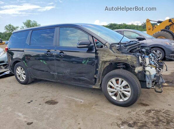 KNDMB5C15J6387804 2018 KIA SEDONA Black Przód prawy