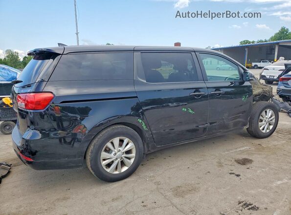 KNDMB5C15J6387804 2018 KIA SEDONA Black Tył prawy