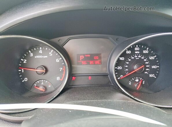KNDMB5C15J6387804 2018 KIA SEDONA Black Widok zestawu wskaźników