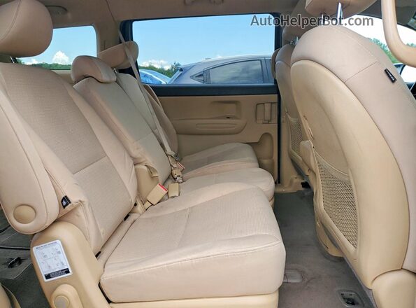 KNDMB5C15J6387804 2018 KIA SEDONA Black Widok wnętrza z tyłu
