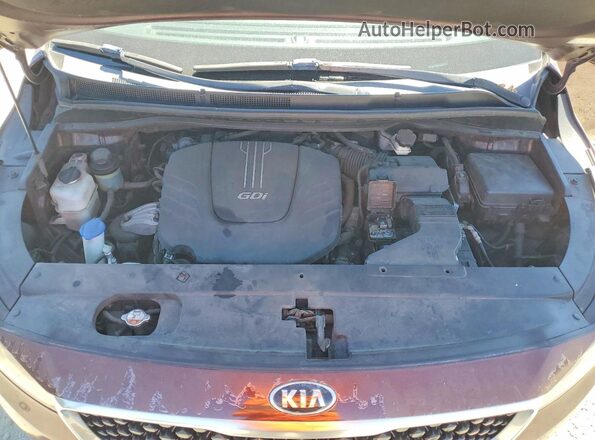 KNDMB5C16G6089688 2016 KIA SEDONA Maroon Вид підкапотного простору
