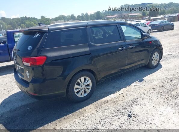 KNDMB5C16G6111091 2016 KIA SEDONA Black Հետևի աջ