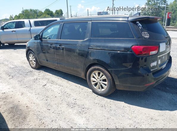 KNDMB5C16G6111091 2016 KIA SEDONA Black Հետևի ձախ