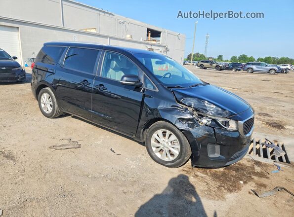 KNDMB5C18H6284287 2017 KIA SEDONA Black წინა მარჯვენა