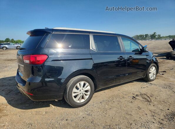 KNDMB5C18H6284287 2017 KIA SEDONA Black უკანა მარჯვენა