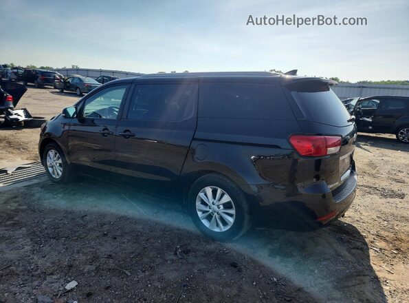 KNDMB5C18H6284287 2017 KIA SEDONA Black უკანა მარცხენა