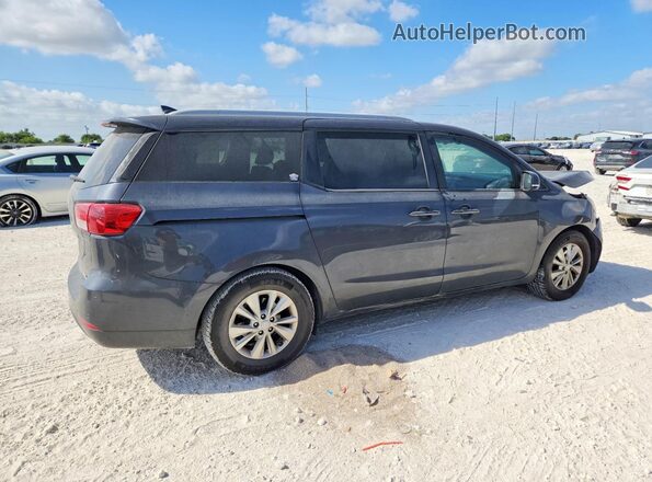 KNDMB5C1XH6281181 2017 KIA SEDONA Gray უკანა მარჯვენა