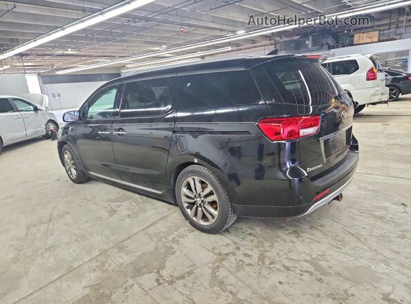 KNDME5C17H6278973 2017 KIA SEDONA Black უკანა მარცხენა