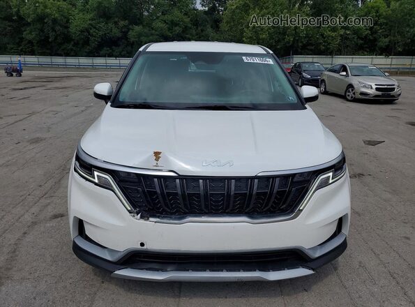 KNDNB4H31P6225136 2023 KIA CARNIVAL White Вид спереду