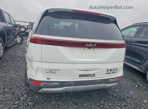 KNDNB5H32P6219352 2023 KIA CARNIVAL White Вид ззаду