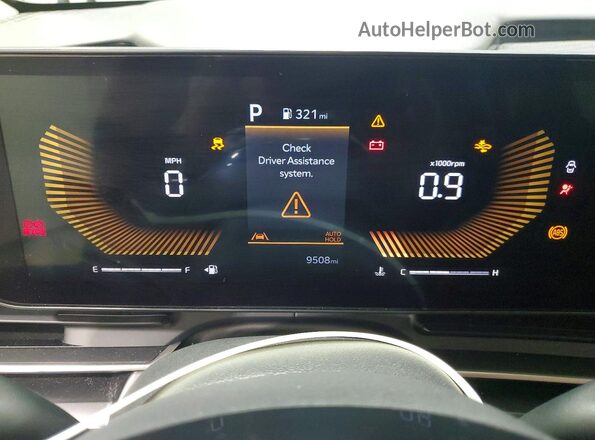 KNDNB5K30T6592375 2026 KIA CARNIVAL Серый Вид щитка приборов