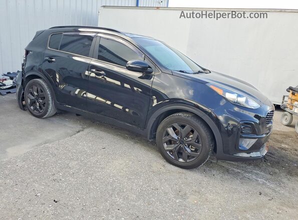 KNDP63AC8N7989705 2022 KIA SPORTAGE Black Передня права чверть