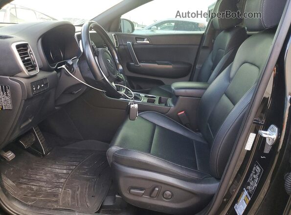 KNDP63AC8N7989705 2022 KIA SPORTAGE Black Вид салону спереду
