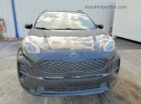 KNDP63AC8N7989705 2022 KIA SPORTAGE Black Вид спереду