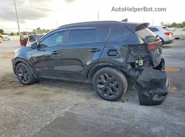 KNDP63AC8N7989705 2022 KIA SPORTAGE Black Задня ліва чверть