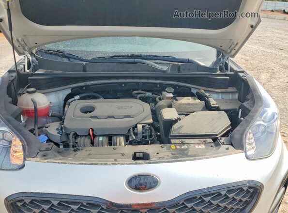 KNDP63AC9N7961895 2022 KIA SPORTAGE Silver Вид підкапотного простору
