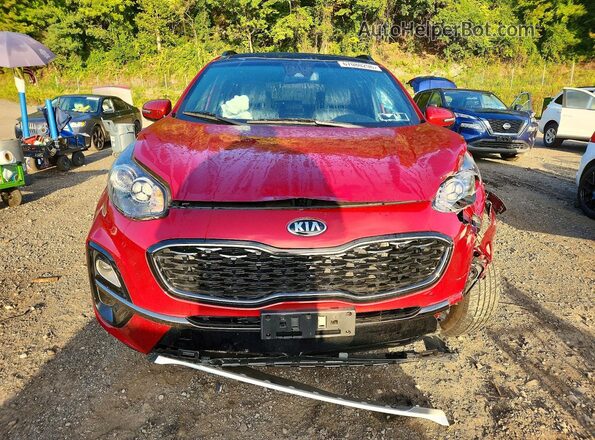 KNDP6CACXL7743879 2020 KIA SPORTAGE Red Front view