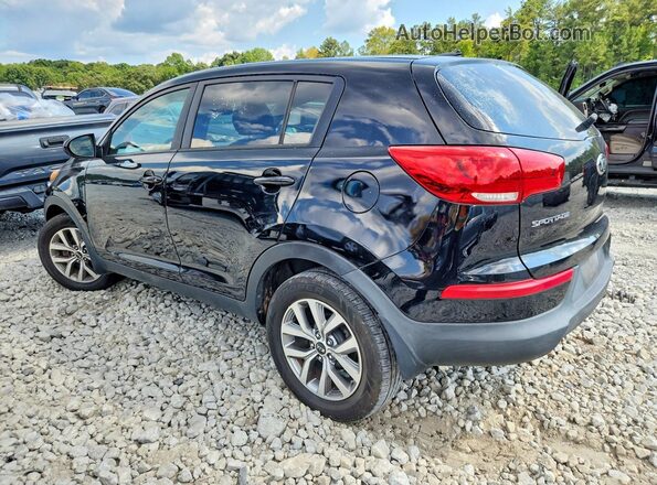 KNDPB3AC1G7831401 2016 KIA SPORTAGE Black Trasero izquierdo