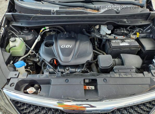 KNDPB3AC1G7831401 2016 KIA SPORTAGE Black Vista del compartimento del motor