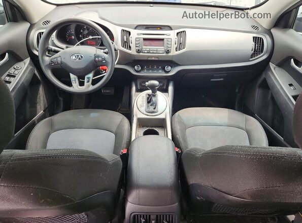 KNDPB3AC6G7838473 2016 KIA SPORTAGE Black წინა პანელის ხედი