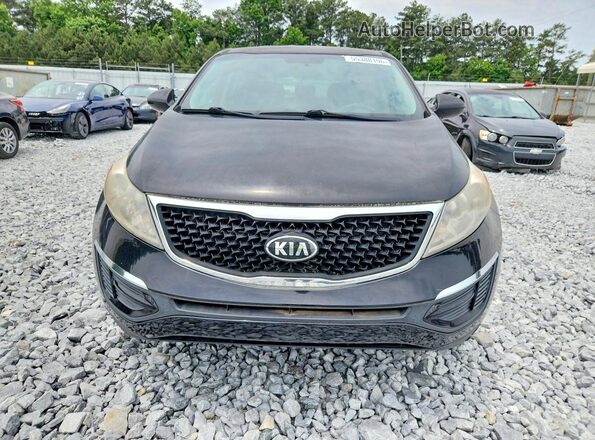 KNDPB3AC6G7838473 2016 KIA SPORTAGE Black წინა ხედი