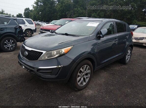 KNDPB3AC7G7819009 2016 KIA SPORTAGE Blue Vista tres cuartos delantera izquierda